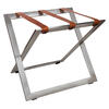 Soporte de Maletas Inox Cintas Piel